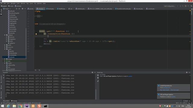 Laravel 04 Работа с базой смотреть онлайн