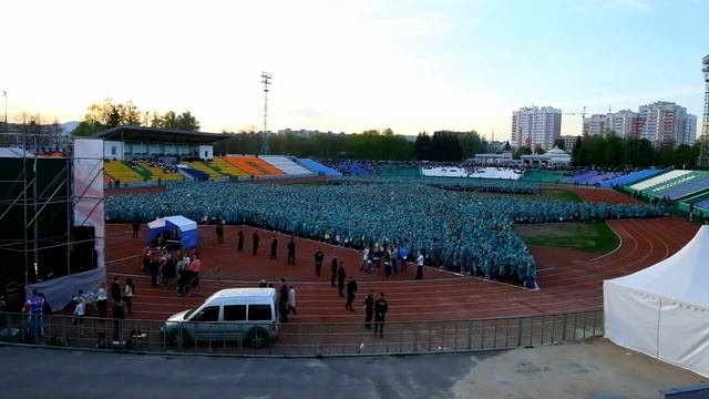 Рекорд Гиннесса, Рекорд Победы, Орёл 7 мая 2015 смотреть онлайн