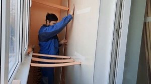 Монтаж панелей пластиковых на пену монтажную!