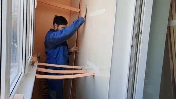 Монтаж панелей пластиковых на пену монтажную!