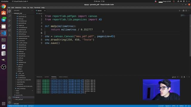 Gerando PDF com PYTHON смотреть онлайн