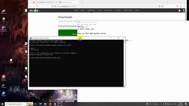 How to Laravel install and fix npm build error смотреть онлайн