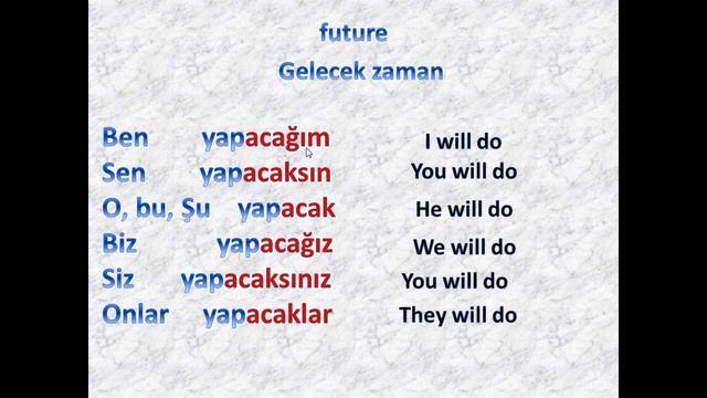 lesson 14- the verb ''yapmak'' in all tenses with conjugations- Turkish for English speakers смотреть онлайн