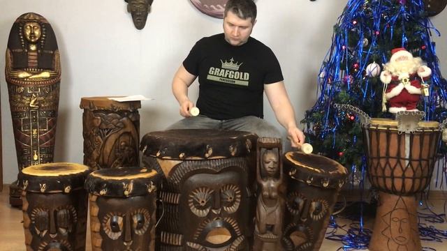 Африканские барабаны Mozambique В НАЛИЧИИ