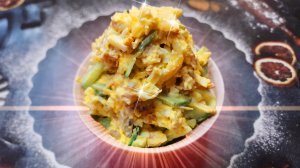 Салат с курицей. Очень вкусный...