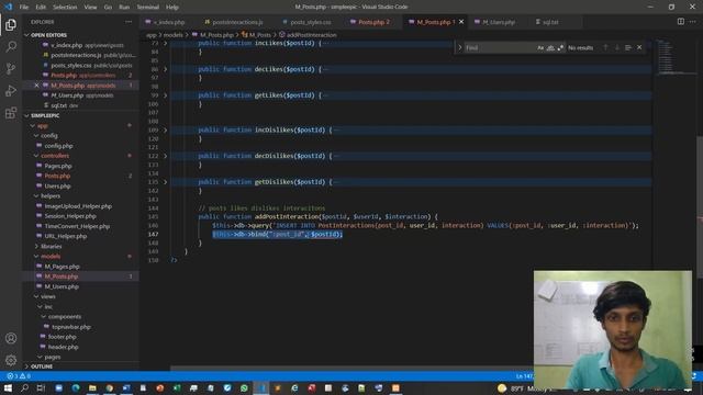 PHP MVC Framework - #41 - Building a Social Network - React buttons server side 2 смотреть онлайн