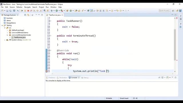 Multithreading in Java : Kill/Terminate Java Thread смотреть онлайн