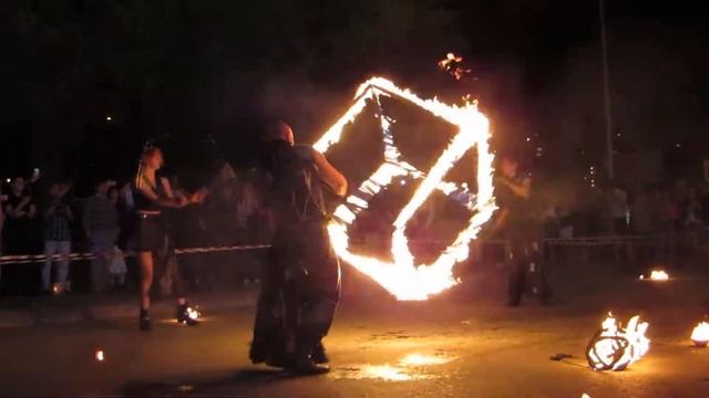 Огненное шоу "FireDrum", г. Самара смотреть онлайн