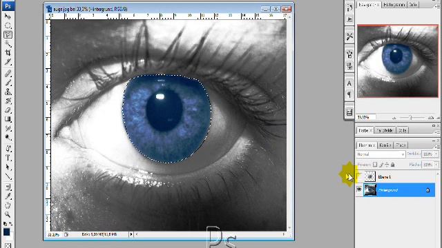 Adobe Photoshop CS3 Tutorial - Effekte im Auge Deutsch TUT смотреть онлайн