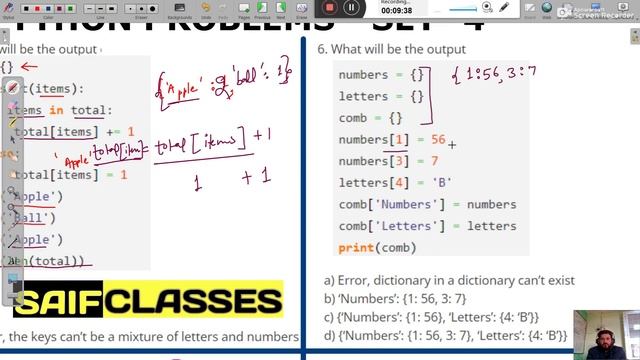 4 Python Dictionary Exercise Set-4 SOLVED for CBSE CS Exam 2023 | Hindi Urdu смотреть онлайн