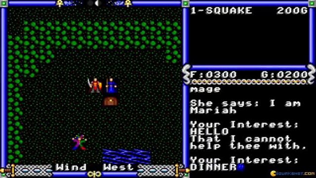 Ultima 4 gameplay (PC Game, 1985) смотреть онлайн