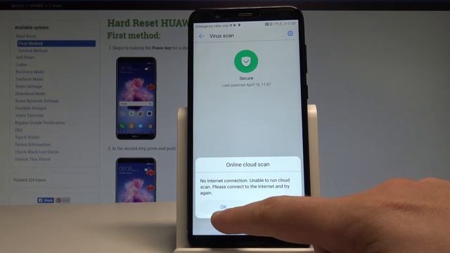How to Scan Viruses in HUAWEI P Smart - Security Scan EMUI |HardReset.Info смотреть онлайн