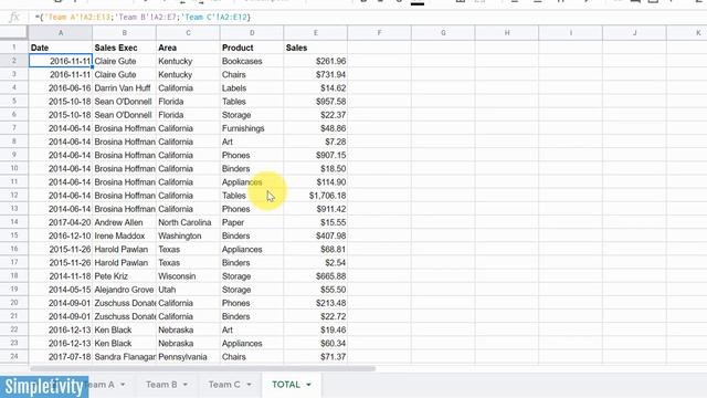 How to Combine Multiple Google Sheets Together (Tutorial) смотреть онлайн