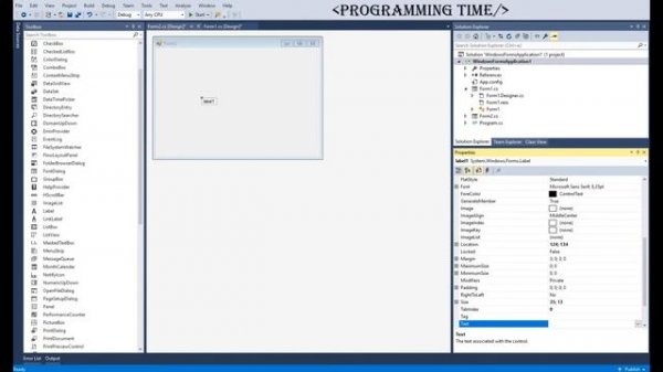 C# windows forms, how to open the second form / как открыть вторую форму.