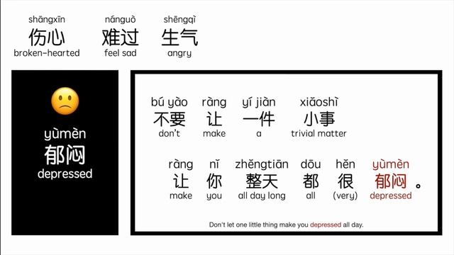 6 Chinese Vocabulary on Negative Feelings [IB ab initio/AP/HSK] смотреть онлайн