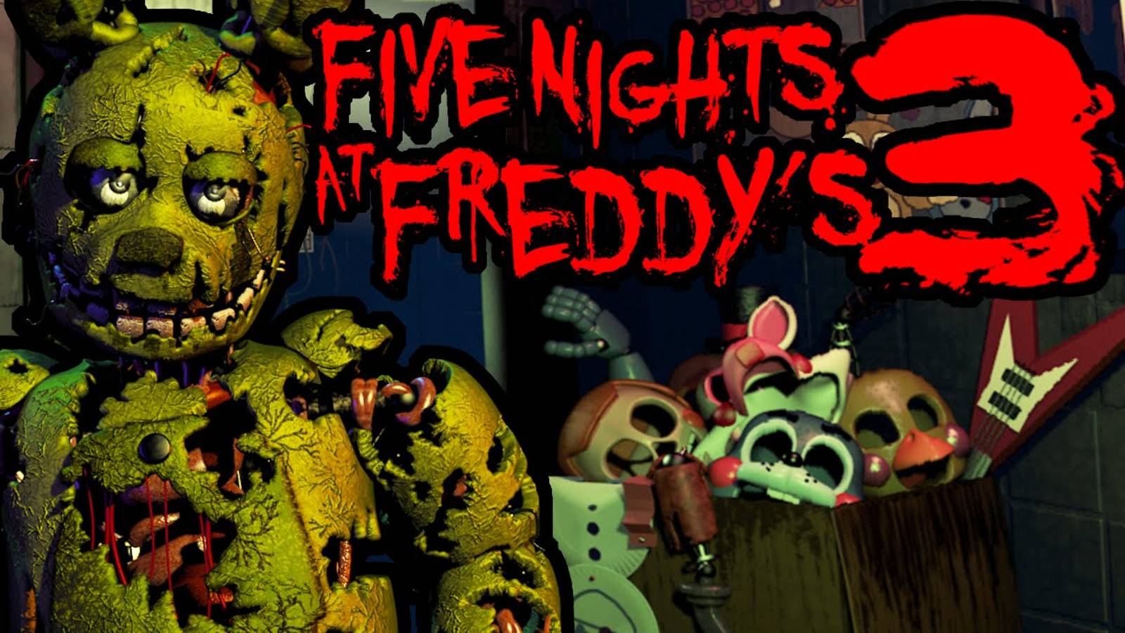 Трейлер игры Five Nights at Freddy's 3 смотреть онлайн