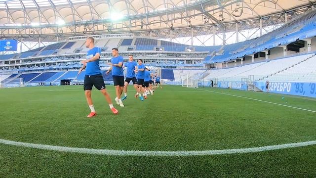 Тренировка на «Волгоград Арене» смотреть онлайн