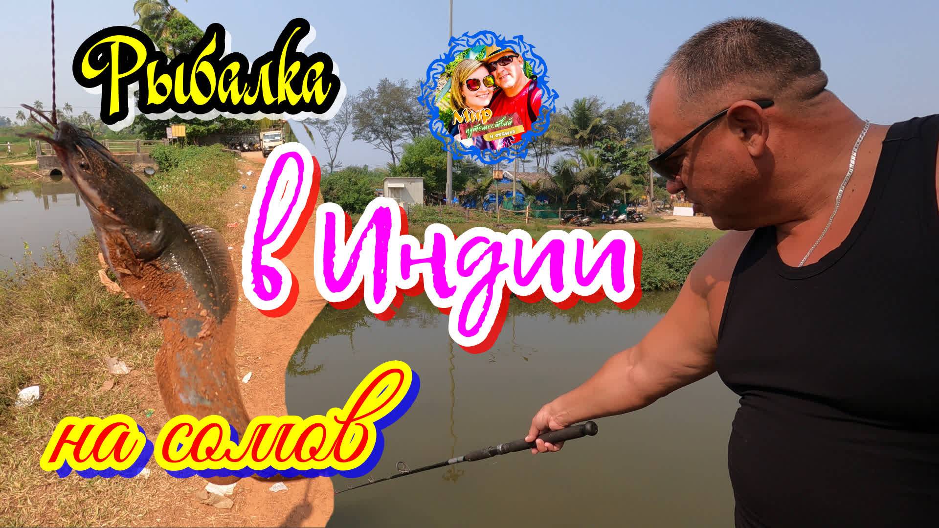 Южное Гоа🌍Рыбалка на сомов в Индии смотреть онлайн