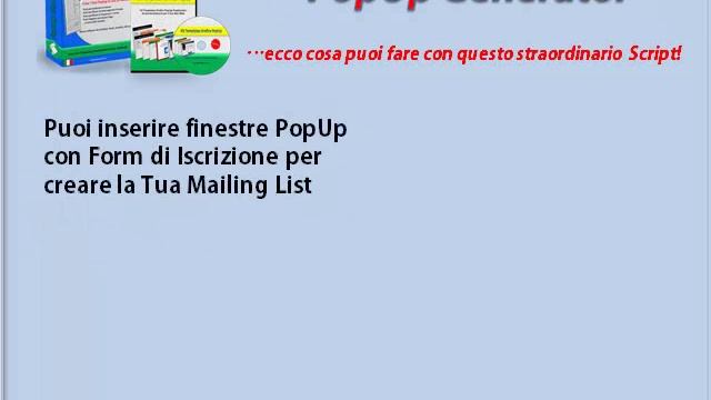 Crea con PopUp Generator смотреть онлайн