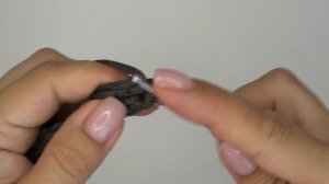 Верхушка для тапочек "Крест-накрест" из шнура