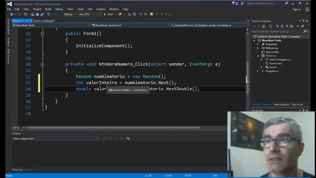 Programação em C# - Gerando números aleatórios com a classe Random смотреть онлайн