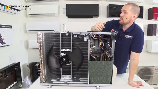 Наружный блок сплит системы Panasonic Etherea CS-XZ35TKEW / CU-XZ35TKE смотреть онлайн