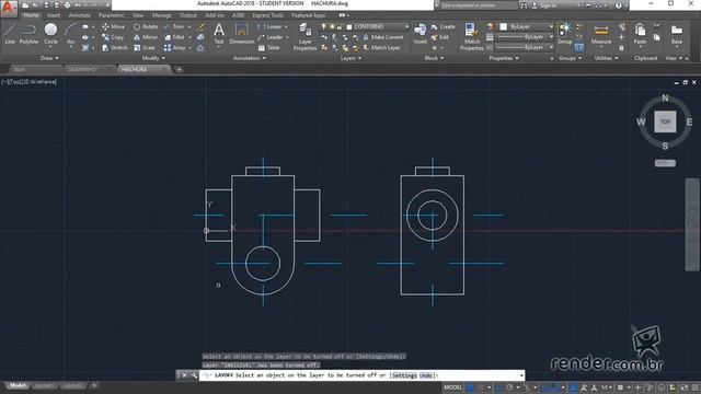 8 - Working with Layers | AutoCAD 2018 Basic смотреть онлайн