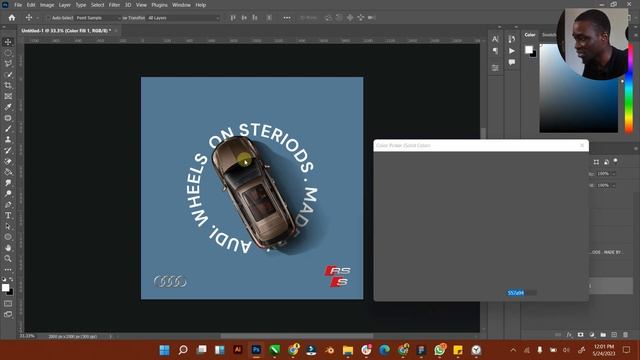 Create an ANIMATED POSTER IN 10 MINS on Adobe Photoshop смотреть онлайн