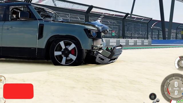 DEFENDER INDIAN Vs CYBER TRUCK TESLA CRASH TEST BEAMNG смотреть онлайн
