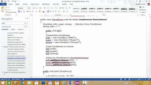 Java Exercise 17 смотреть онлайн