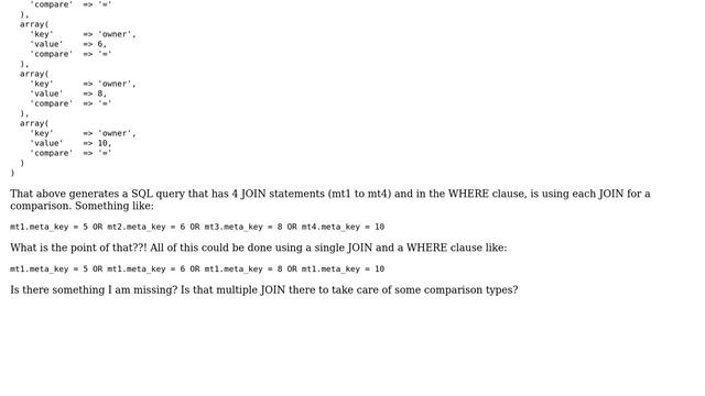 Wordpress: WordPress Core - Optimizing meta_query generated SQL? смотреть онлайн