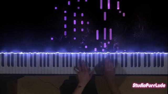No Game No Life 游戏人生 OP - This Game Piano Cover (Animenz Arr.) Piano Visualizer смотреть онлайн