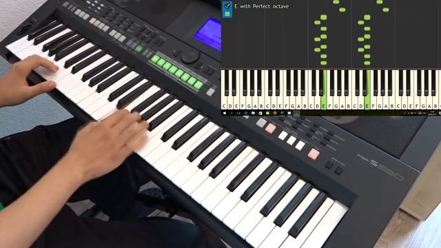Lambada Keyboard - Synthesia - Piano - CycloneHD смотреть онлайн