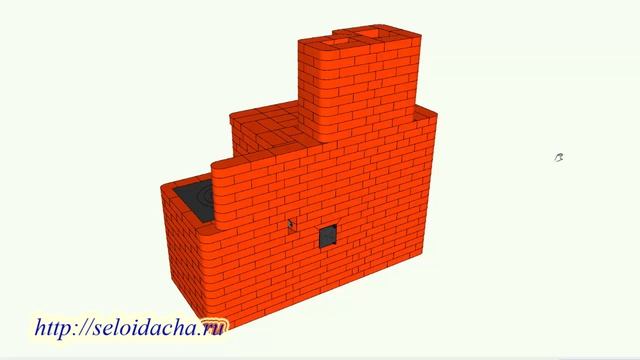 Универсальная уличная печь "Казань" из кирпича, под казан, мангал и барбекю. Как сделать печь смотреть онлайн