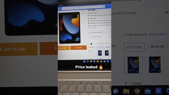 ipad 9th gen in Rs. 20,000 ??|| Big Billion days price leaked ? смотреть онлайн