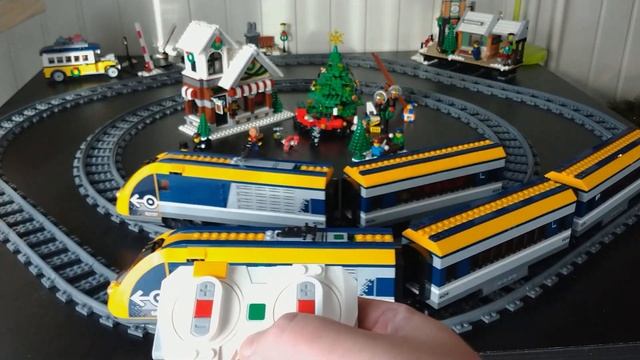 LEGO® Powered Up, two train engines on one controller смотреть онлайн