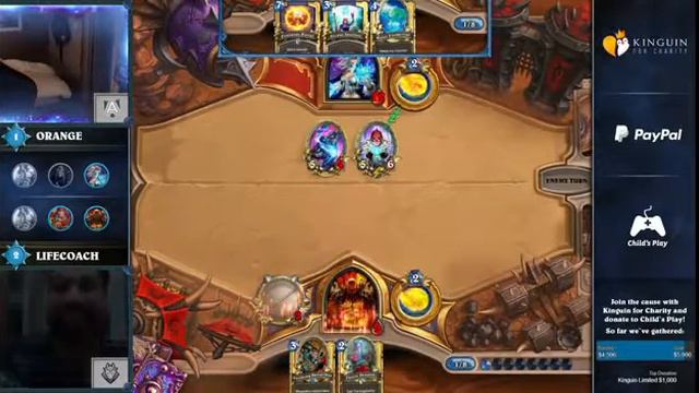 Hearthstone: LifeCoach vs Orange insane RNG Never Lucky смотреть онлайн