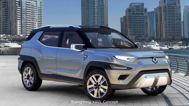 SsangYong XAVL Concept: the design * A&T Design смотреть онлайн