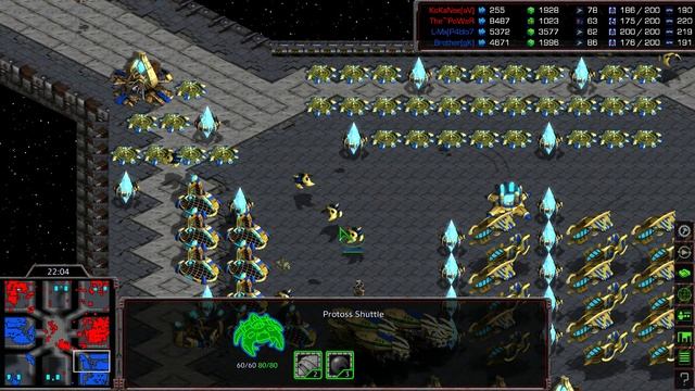 Starcraft: Remastered Broodwar Epic 2v2 on Fastest Map смотреть онлайн
