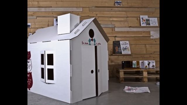 Дом из картона своими руками смотреть онлайн