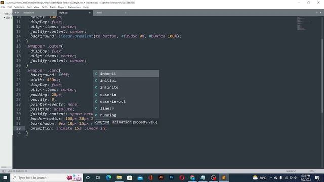 Vertical Card Sliding Animation using only HTML & CSS смотреть онлайн