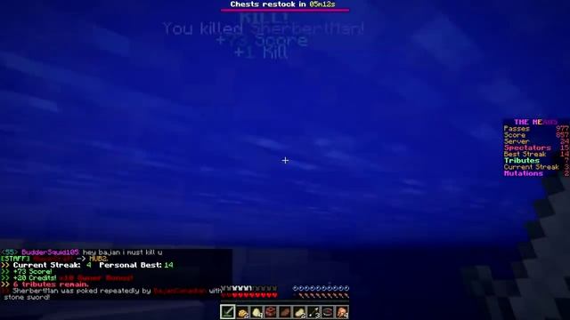 Minecraft: Hunger Games w/Mitch! Game 590 - TOO MANY FISH! смотреть онлайн