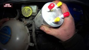 Volkswagen Transporter- T5 Замена Топливного фильтра.