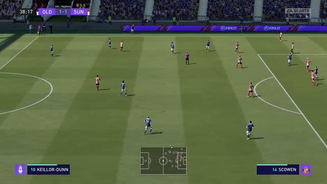 Oldham Athletic vs Sunderland | EFL Trophy (08/12/2020) | Fifa 21 смотреть онлайн