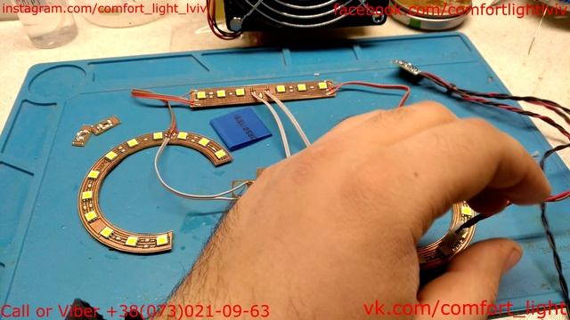 "COMFORT LIGHT" Пересвет/тюнинг приборных панелей. Платы для пересвета Ваз 2109(высокая панель) смотреть онлайн