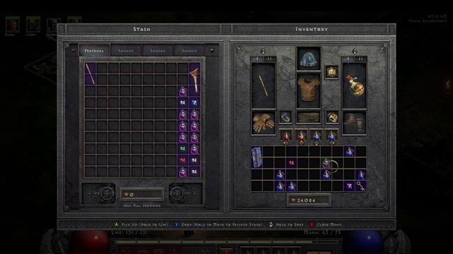 Diablo 2 Resurrected 49 2.4 patch Necromancer Ladder Speedrun Gamepad Walkthrough HD No commentary смотреть онлайн