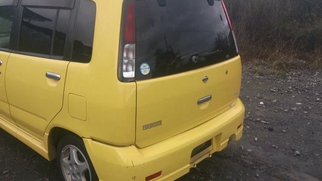 Видео-тест автомобиля Nissan Cube(Z10, 1998, CG13-DE, желтый) смотреть онлайн