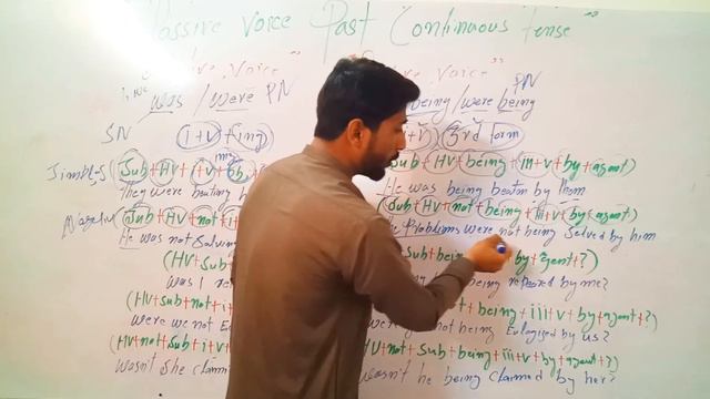 Passive Voice : Past continuous Tense |Learn English Grammar смотреть онлайн