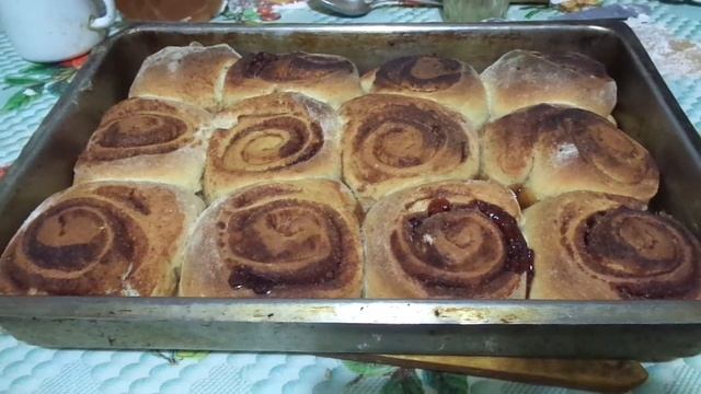 Готовые рулетики с корицей. смотреть онлайн