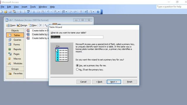 How to Create Table in MS Access Using Wizard смотреть онлайн